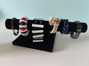 VTG Costume Jewelry Bracelets - Colorful Statement Pieces