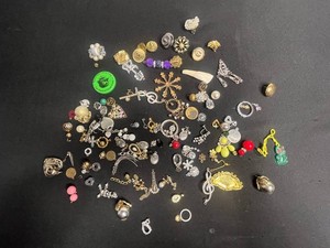 Costume Jewelry Charms & Single Pieces Mixed Lot - Smokey Bear Button - good for jewelry making