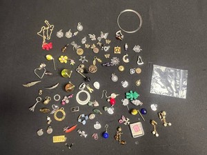 Costume Jewelry Mixed Lot - Assorted Charms, Earrings & Pendants for Jewelry Making