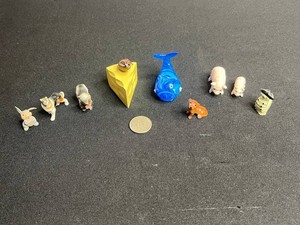 Mini Animal Figurines - Ceramic & Art Glass Mixed Lot