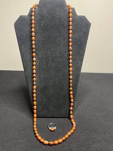 Beaded Jewelry - 925 Silver Necklace & Ring