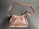 Vintage Leather Shoulder Bag - Coach Brown Crossbody Purse No L3B-9136