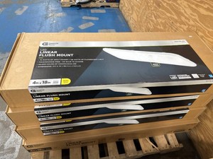 $139 49 in. x 18 in. High Output 5500 Lumens Traditional LED Flush Mount Ceiling Light Dimmable 4000K Bright White