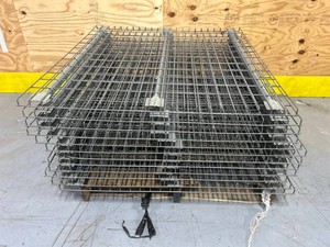 Pallet of 12- Pallet Racking Wire Decking- 48 Depth