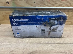 $250 Strongway Electric Cable Hoist, 880-Lb. Single-Line Capacity1760-Lb. Double-Line Capacity, 38ft.19ft. Lift