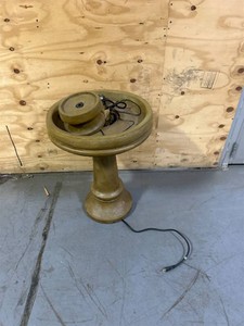 Alpine Corporation, Birdbath Fountain, Volts 120, Power Cord Length 9.5 ft, Model# TZL202