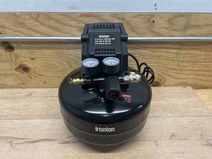 $80 Ironton Oil-Free Pancake Air Compressor, 0.3 HP, 3 Gallons, 110 PSI