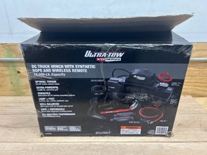 $650 Ultra-Tow XTP 12 Volt Off-Road Vehicle Winch with Synthetic Rope, 12,000-Lb. Capacity, 390 Max. Amps
