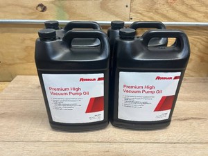 $160 Robinair Premium High Vacuum Pump Oil   1-Gallon Bottles, Case of 4, Model# ROB13204