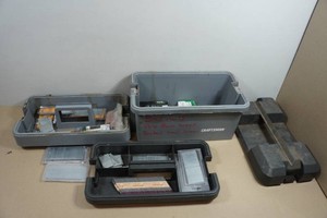Tool Box and Assorted Fasteners