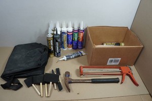 Caulk Guns, Adhesives and Plumbing Supplies