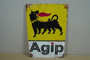 Novelty Metal Sign -  Agip