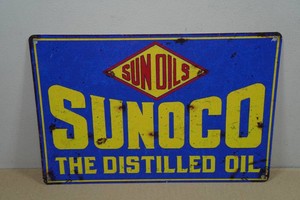 Novelty Metal Sign -  Sunoco