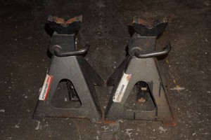 Pittsburgh Steel Jack Stands - 6 Ton