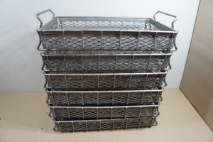 Metal Wire Mesh Parts Cleaning Bins