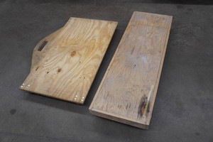 2 Wooden Carts