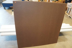 4 Sheets of Peg Board - 4 x 4