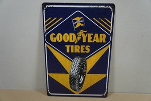 Vintage Style Metal Sign - Good Year Tires