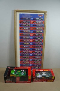 Stock Car Replicas and Framed Starting Field Poster