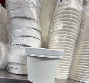 10oz cups and lids (17 packs cups 16 packs lids)
