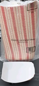 3 lb food tray (approx 250ct)