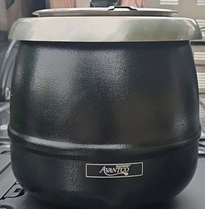Avantco 11 Qt. Commercial Electric Soup Kettle Warmer  Merchandiser