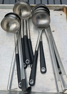 commercial ladles (11 in lot)