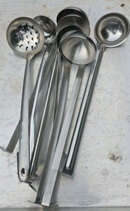 commercial ladles (13 in lot)