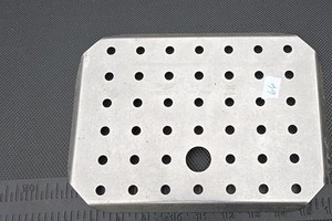 false bottom stainless steel food pan