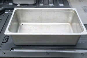 stainless steel food pan 6-in deep