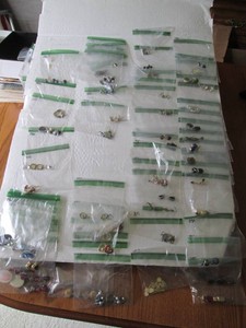 Huge variety of costume jewelry pierced earring sets with the possibility of precious metals