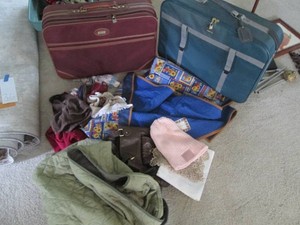 Suitcases, hand towels, quilts and more