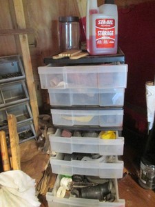 Starlite style 6-drawer organizer with content