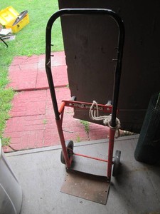 Convertable 24 wheel hand truck moving dolly