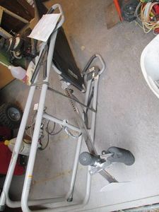Folding Weslo Inversion Flex System table