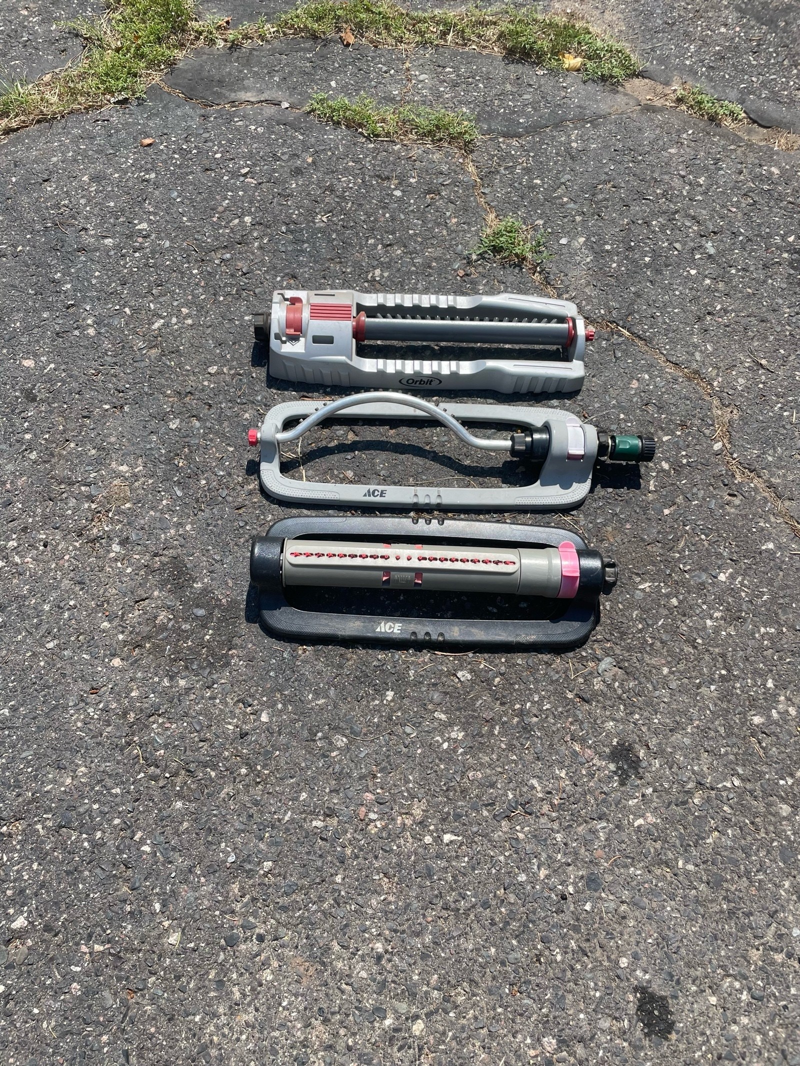 THREE SPRINKLERS