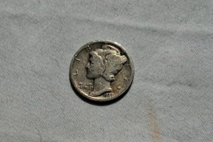 1927 MERCURY DIME