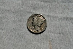 1927 MERCURY DIME