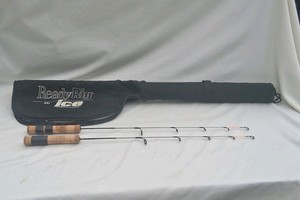 READY , RIG ICE PROFESSIONAL WITH TWO MATCHING ICE RODS
