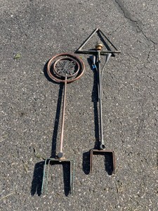 COPPER ORNAMENTAL SPINNING GARDEN SPRINKLERS