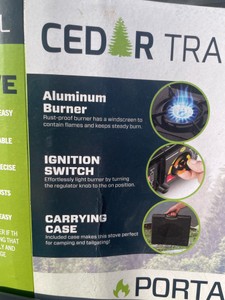 NEW CEDAR TRAIL, PORTABLE GAS STOVE