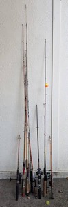 G - Fishing Rods & Reels Mixed Lot - Shimano R2000 & Zebco Adventure