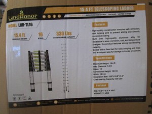LandHonor 15.4 Telescoping Alum Ladder