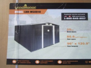 LandHonor 8x10 Storage Shed