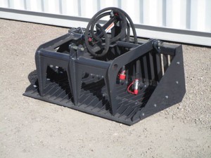 LandHonor 44 Mini Skid Steer Skeleton Grapple Bucket