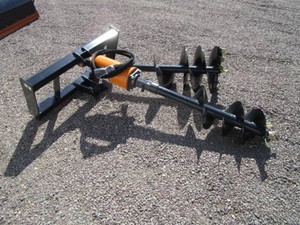 Wolverine Skid Steer Auger w12 & 18 Augers