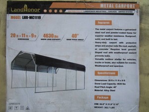 LandHonor 11x20 Carport