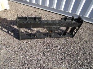 Wolverine Skid Steer Pallet Fork Bracket wBale Spear & Receiver Hitch Mounts