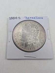 1884-S Morgan Silver Dollar $1