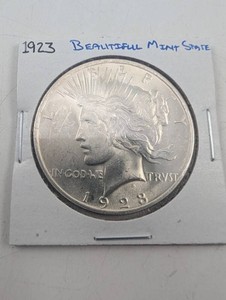 1923 Peace Silver Dollar